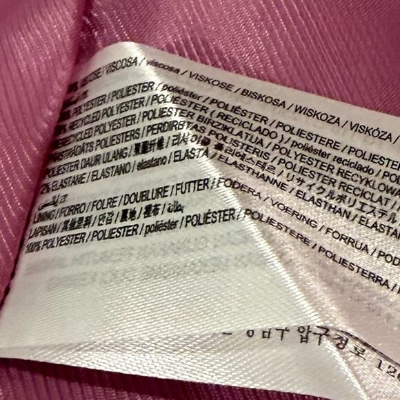 Pink Houndstooth Ming Brand Double Breasted Blazer - Picture 8 of 9